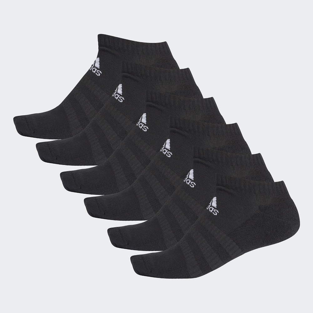 Adidas Medias Tobilleras Acolchadas 6 Pares – Negro - Imagen 1