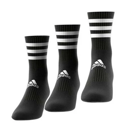 Adidas Medias Acolchadas 3 Tiras 3 Pares - Negro - Imagen 2