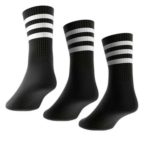 Adidas Medias Acolchadas 3 Tiras 3 Pares - Negro - Imagen 3