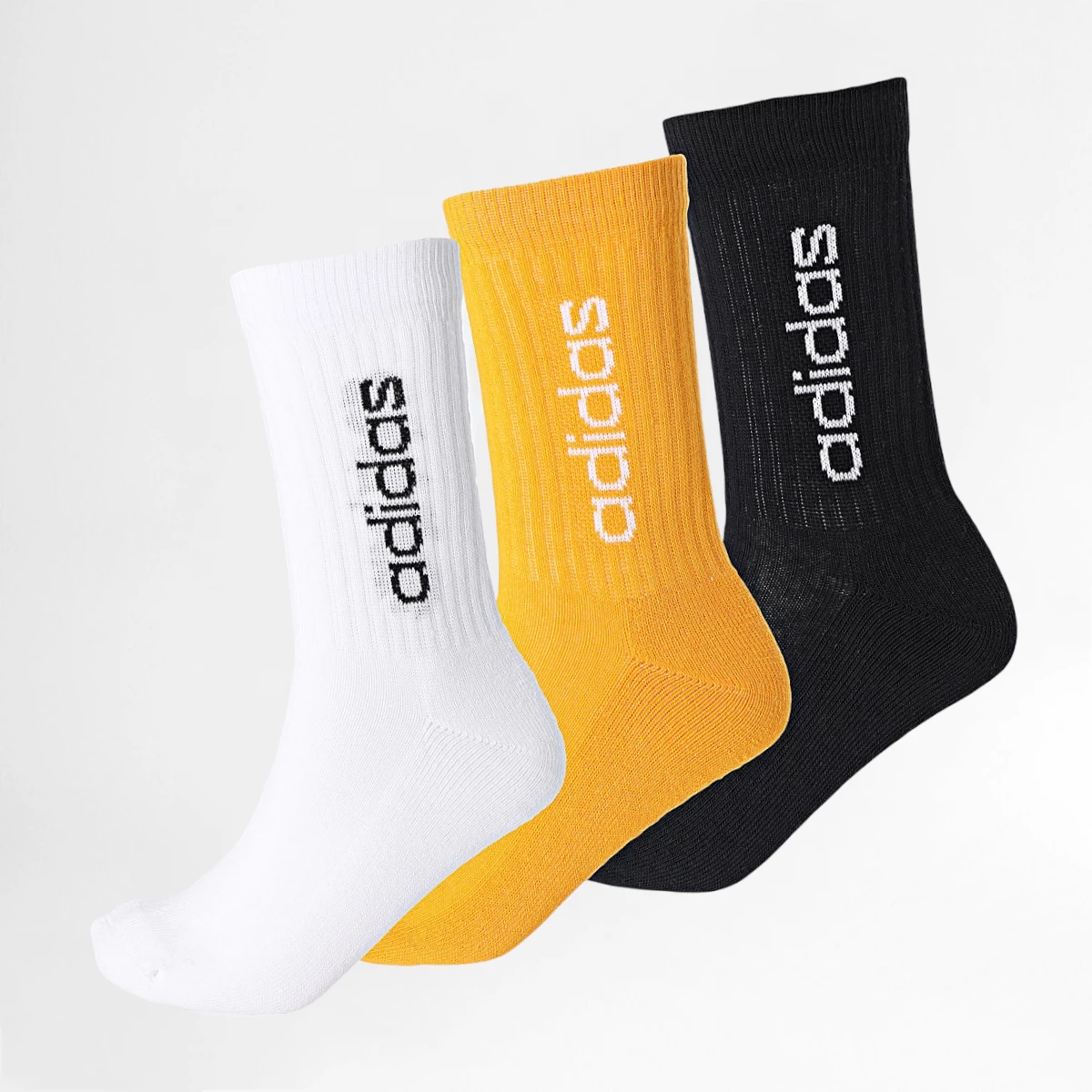 Adidas Medias Semiacolchadas 3 Pares - Combinado - Imagen 1