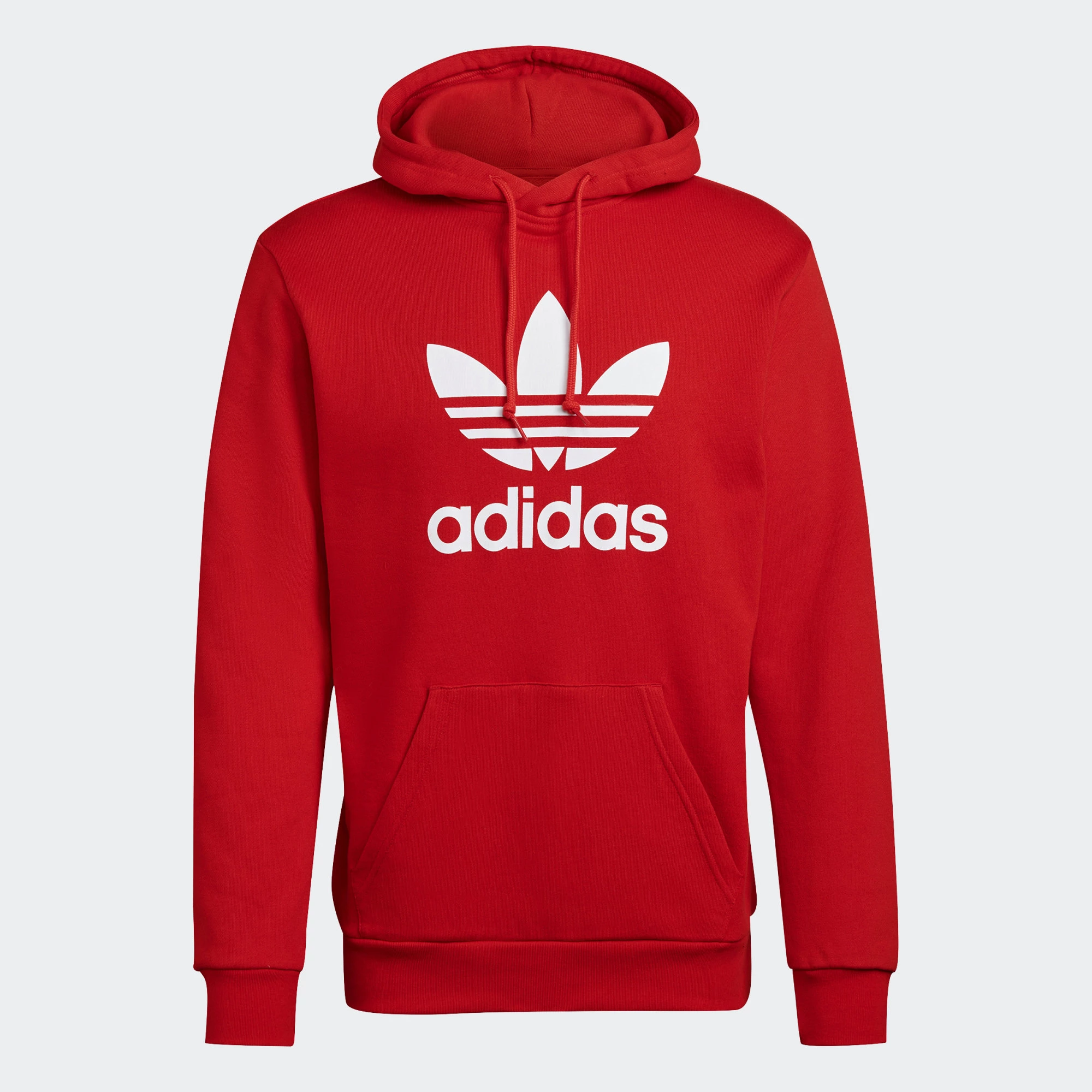 Adidas_Polera_con_Capucha_Trifolio_Rojo_H06668 (3) Adidas Polera Trifolio Adicolor - Rojo - Imagen 1