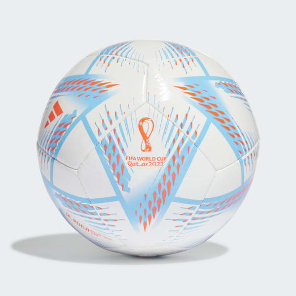 Al_Rihla_Club_Ball_White_H57786_01_standard Adidas Pelota Fútbol Qatar Al Rihla - Blanco Celeste - Imagen 1