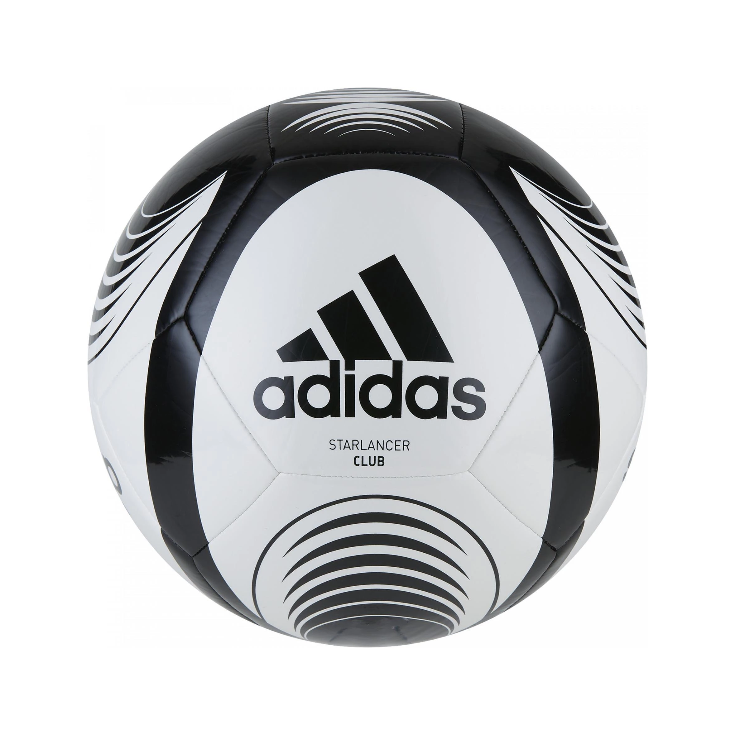 Adidas Pelota Starlancer Negro Blanco GK3499 (1) Adidas Pelota Fútbol Starlancer Club - Blanco Negro - Imagen 1