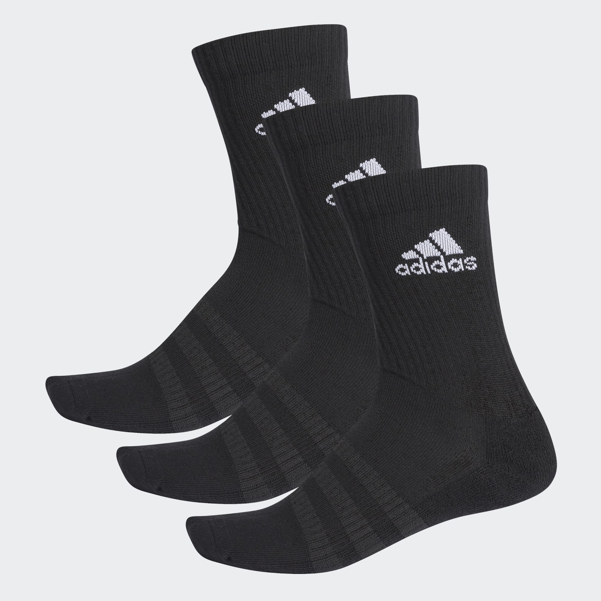 DZ9357 1 Adidas Medias Acolchadas Clásicas 3 Pares – Negro - Imagen 1