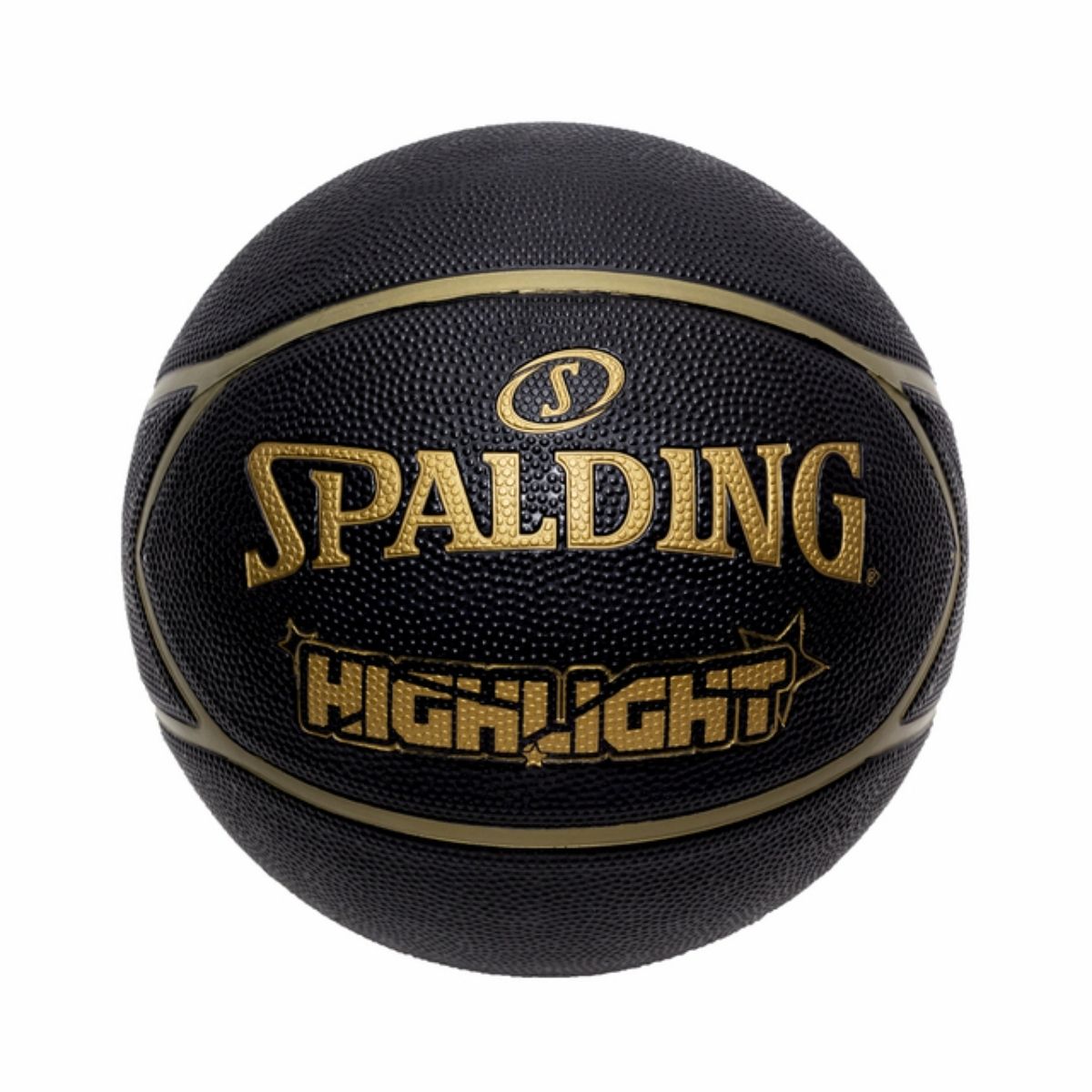 Spalding Pelota de Básquet HIGHLIGHT GOLD 84355Z_ (2) Spalding Pelota Básquet Highlight Gold Talla 7 - Imagen 1