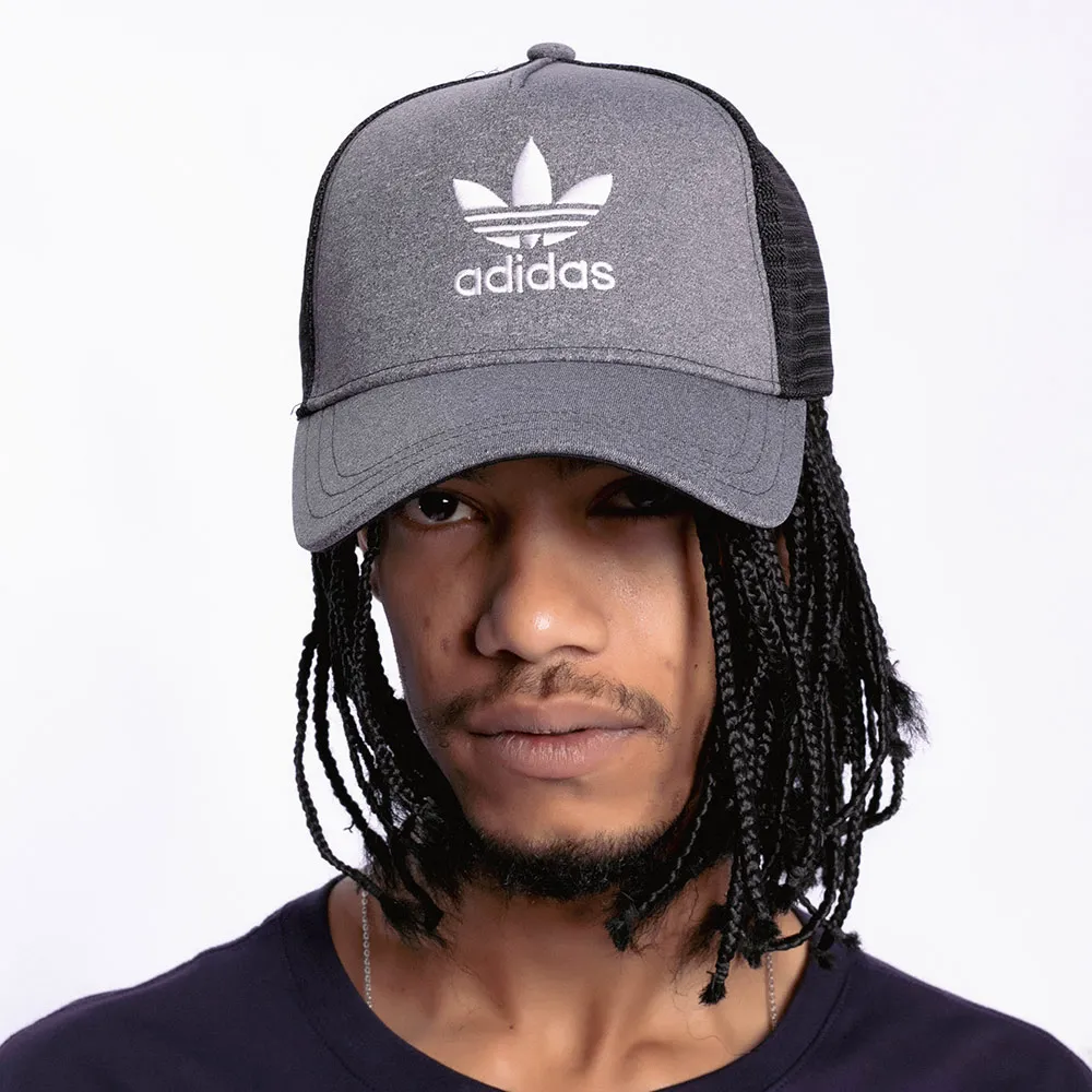 Adidas Gorra Trucker Trifolio - Plomo - Imagen 3
