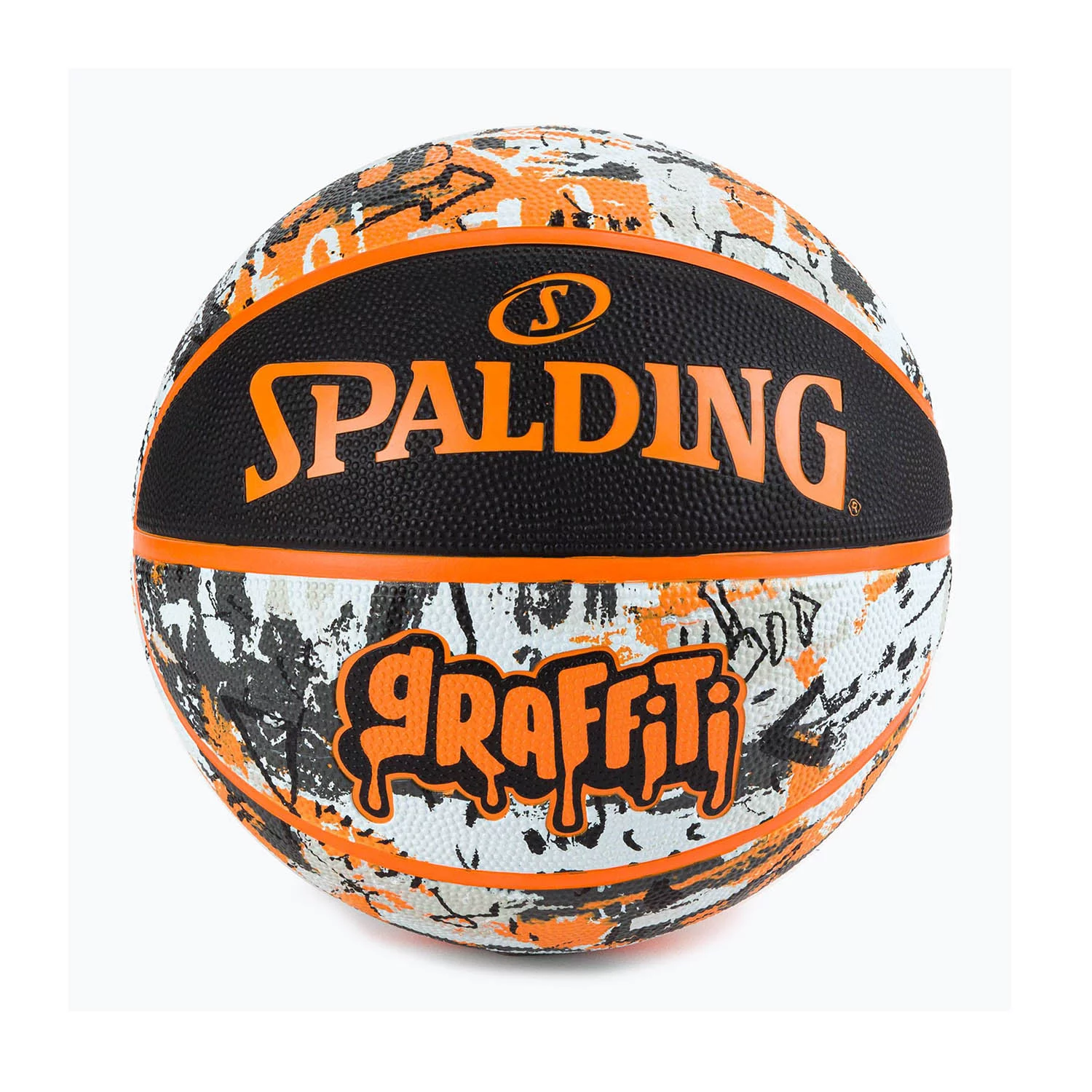 spalding pelota de basquet graffiti 84376z naranja (1) Spalding Pelota Básquet Graffiti Talla 7 - Imagen 1