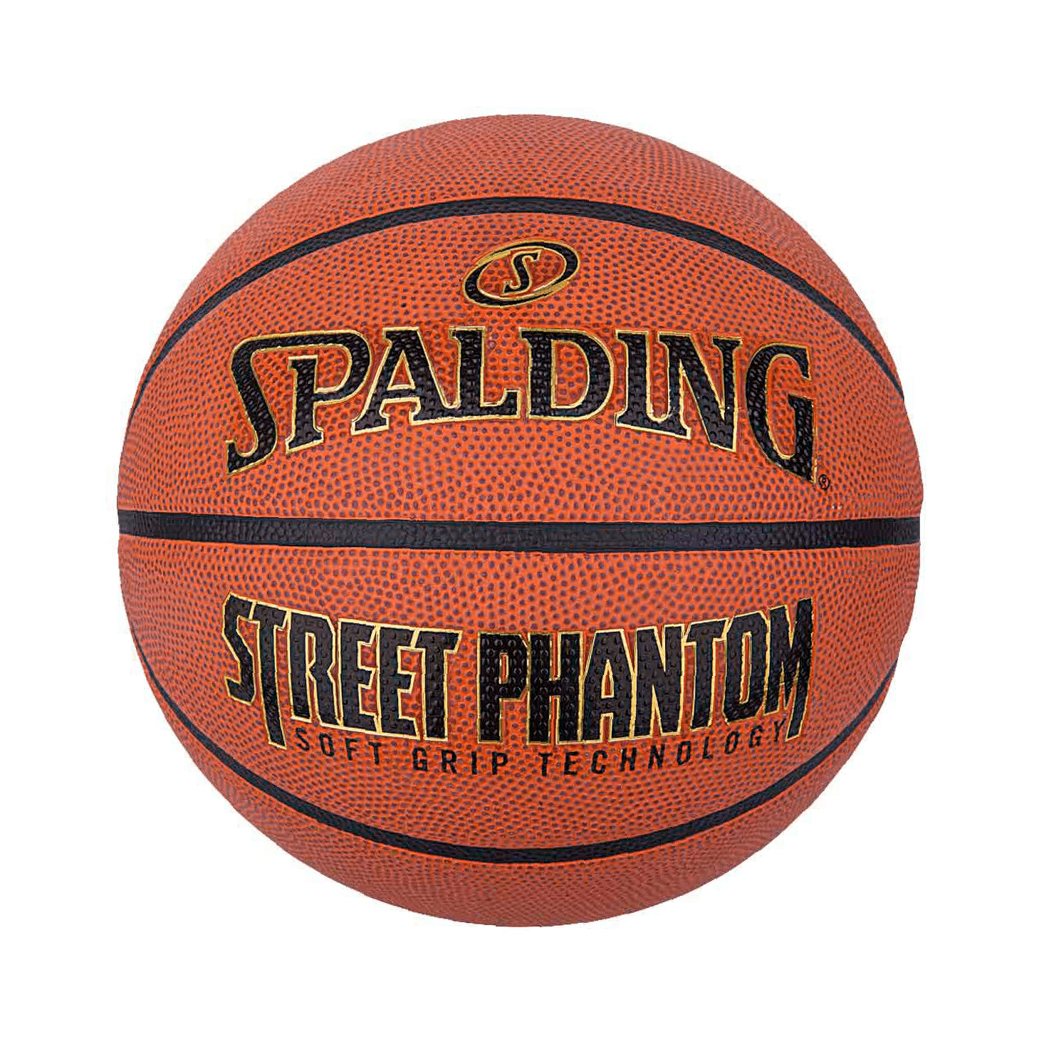 spalding pelota de basquet street phantom 84387Z naranja (1) Spalding Pelota Básquet Street Phantom Talla 7 - Imagen 1