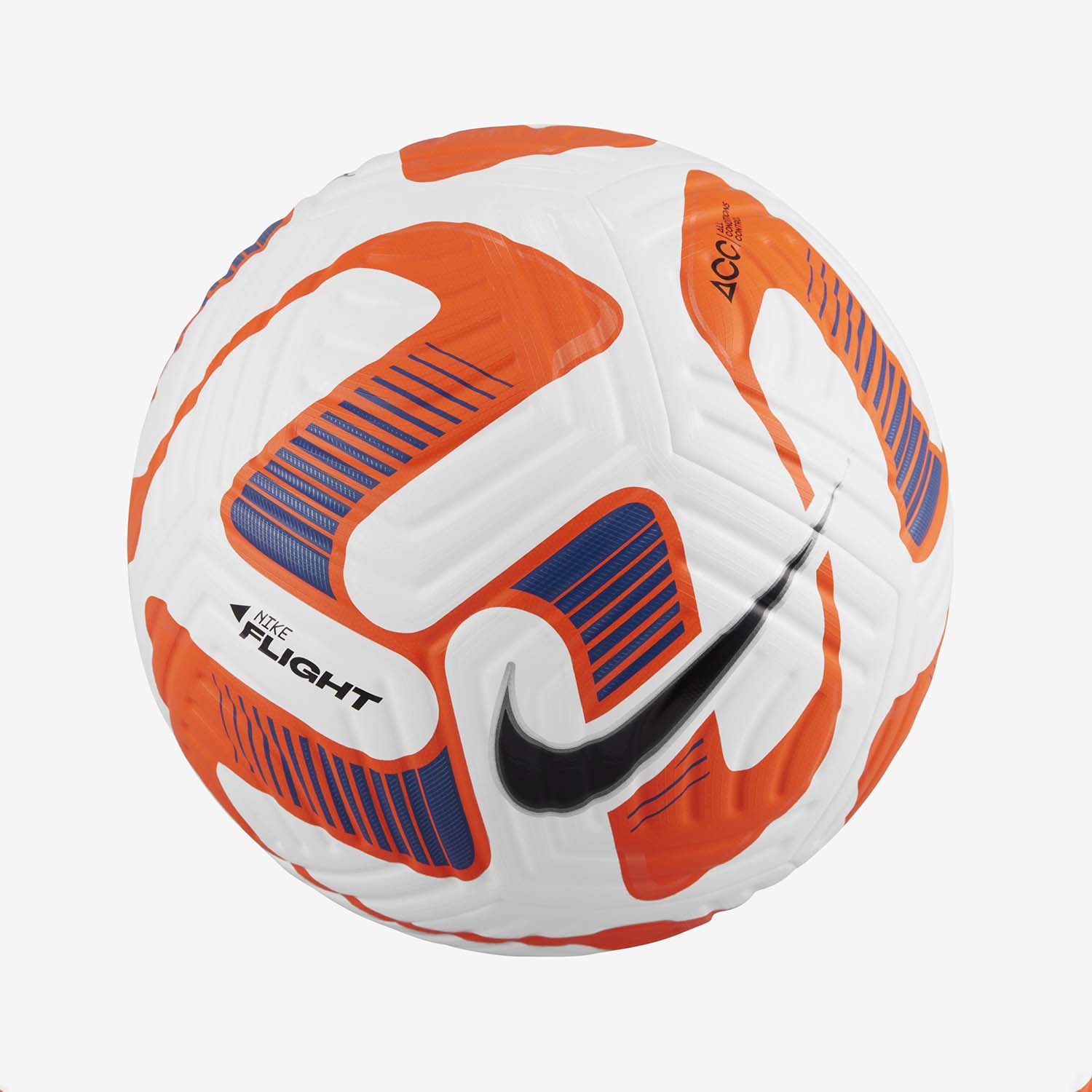 Nike pelota de futbol profesional flight DN3595_100 blanco y naranja (1) Nike Pelota de Fútbol Flight 2023 - Imagen 1