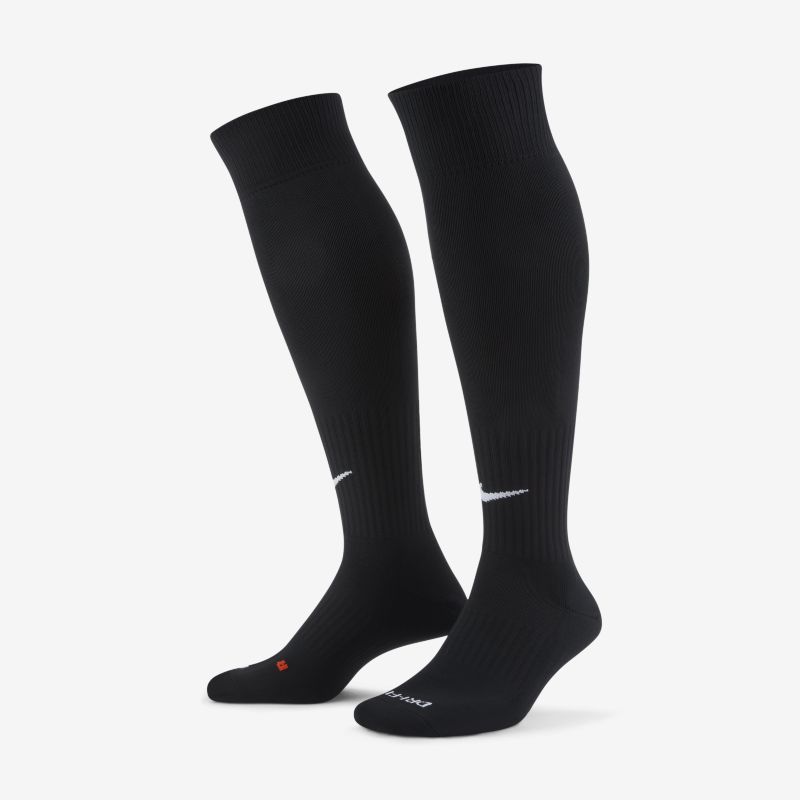 Nike medias futbol Academy_ Negro Blanco SX4120-001 (1) Nike Medias Futbol Academy Negro - Imagen 1
