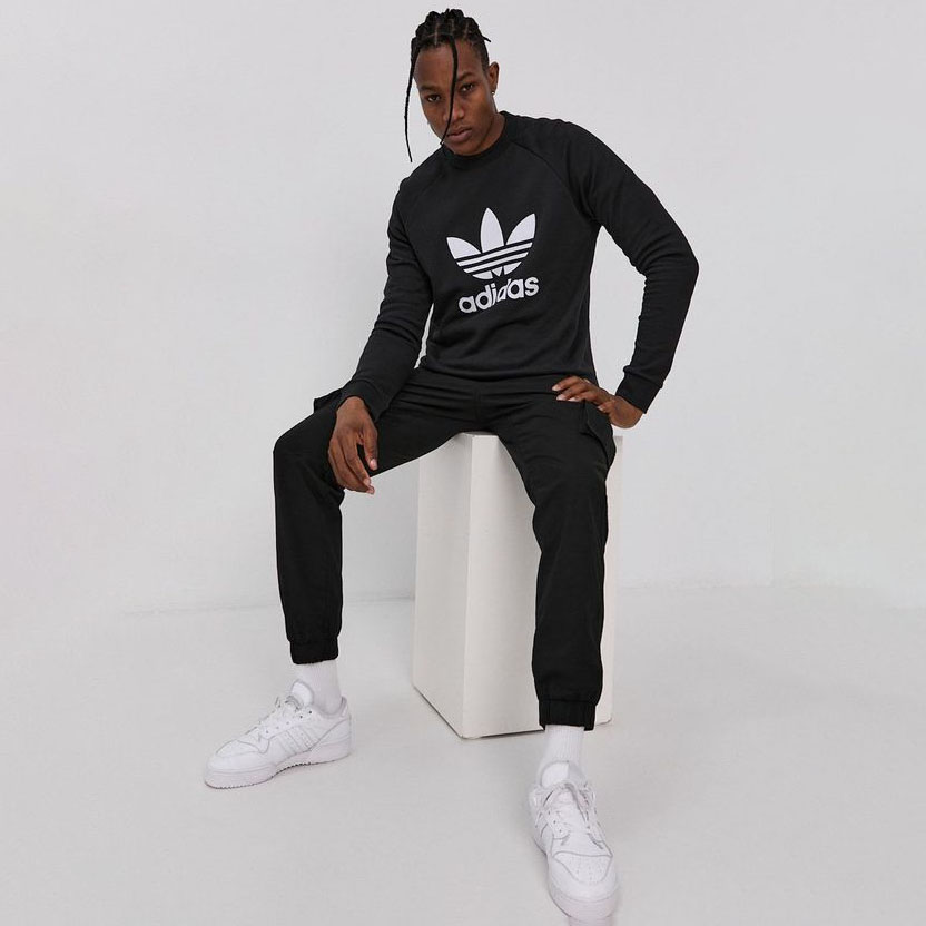 Adidas Polera Adicolor Trefoil - Negro - Imagen 6