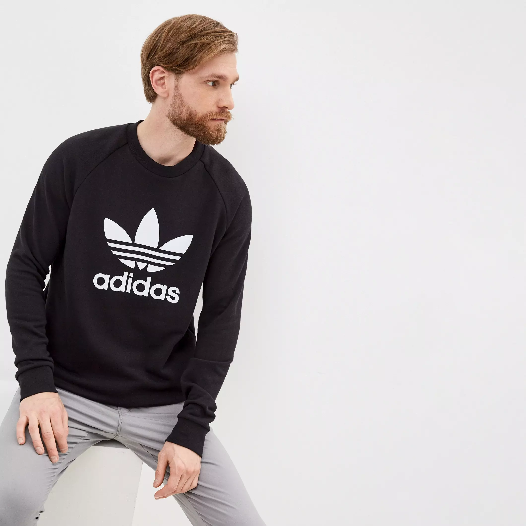 Adidas Polera Adicolor Trefoil - Negro - Imagen 2