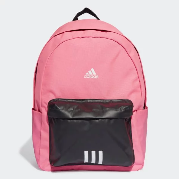 adidas Rosado Mochila Classic Badge of Sport 3 Tiras IK5723 (1) Adidas Mochila Badge 3 Tiras 27L - Imagen 1