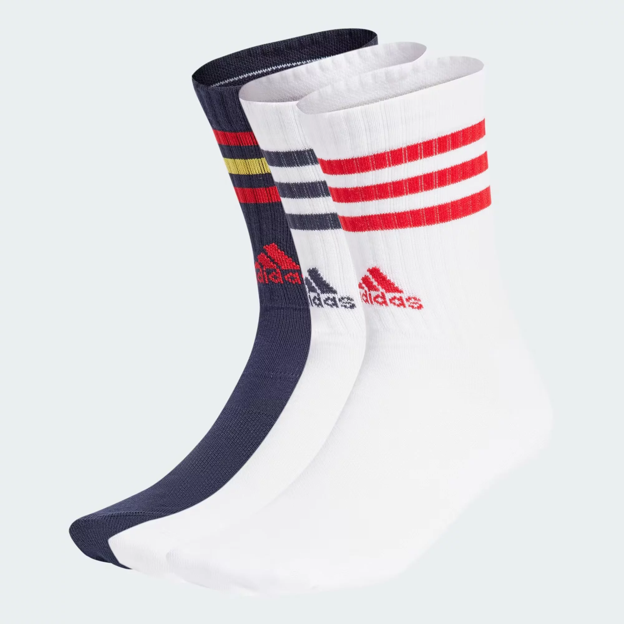 Adidas Medias Acolchadas 3 Pares - - Imagen 1